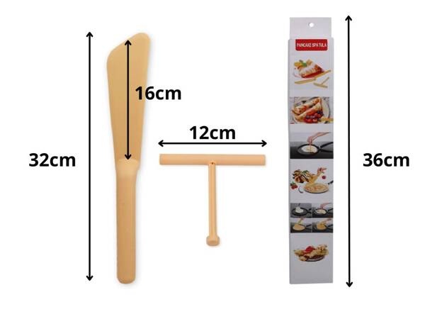 Espátula con rodillo para tortillas de panqueques