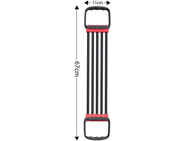 Expansor de ejercicio 5 bandas de resistencia para fitness