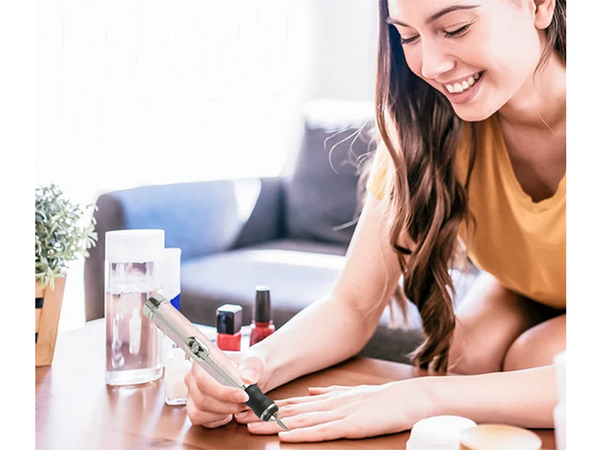 Fresadora de uñas manicura pedicura cortadores conjunto usb batería recargable