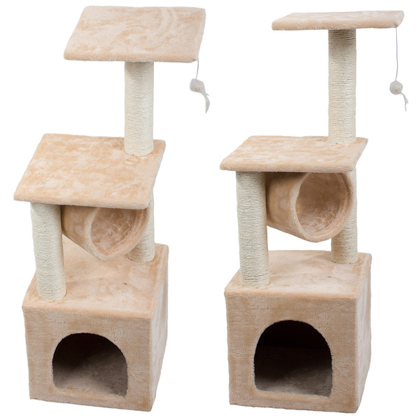 Gato rascador árbol casa torre cama 92cm