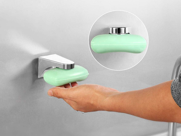 Jabonera magnética para colgar jabonera magnética de pared moderna