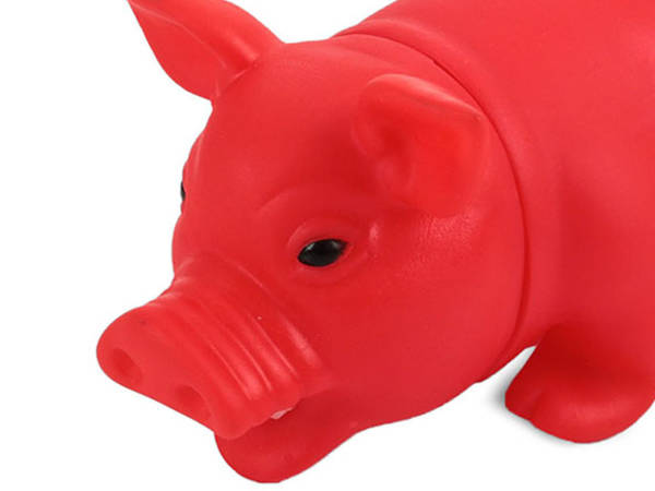 Juguete chirriante para perro chew piggy pig