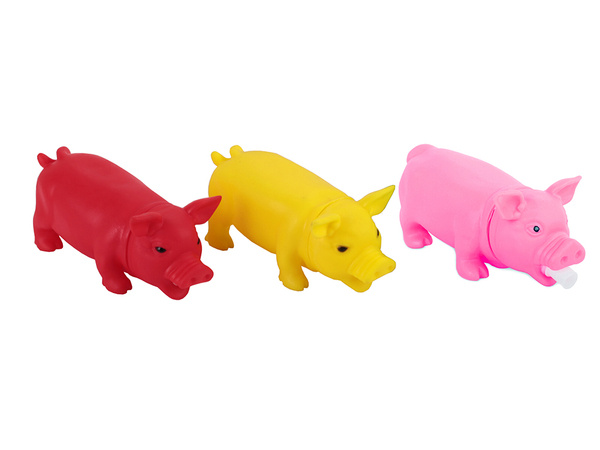 Juguete chirriante para perro chew piggy pig