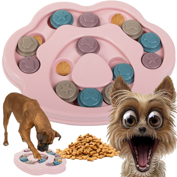 Juguete educativo para perros juego lógico de golosinas juego olfativo de puzzle