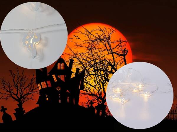 Led halloween spirit light brand 2m 10 espiritas colgantes