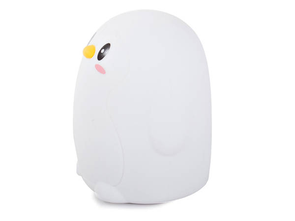 Led pingüino rgb control remoto usb luz de noche para niños