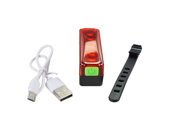 Luz led trasera bicicleta usb luz bicicleta