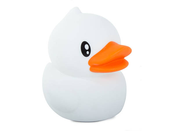 Luz nocturna led para niños rgb duck touch