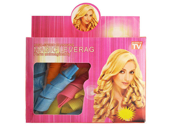 Magic leverag papillote spiral curlers rizos maxi