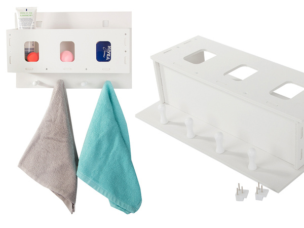 Organizador estante colgante mueble de baño