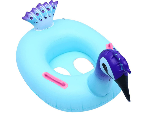 Pequeño círculo inflable pavo real de la rueda para el bebé a nadar en la piscina de agua