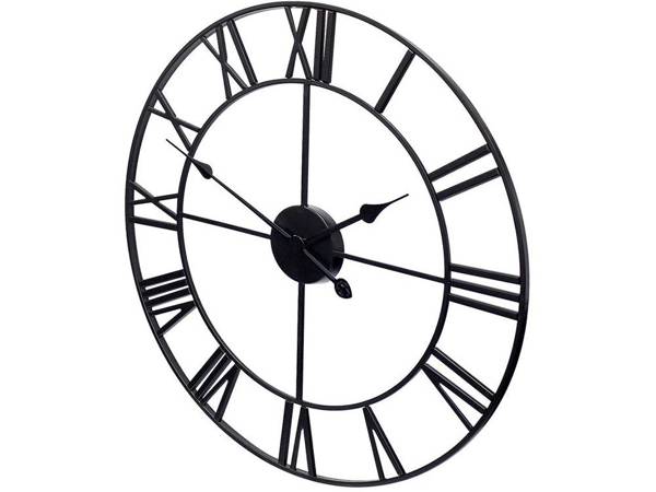 Roma retro vintage loft 3d reloj de pared 60cm