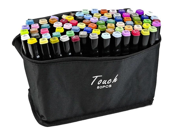 Rotuladores de alcohol touch set con 80 paquetes etui