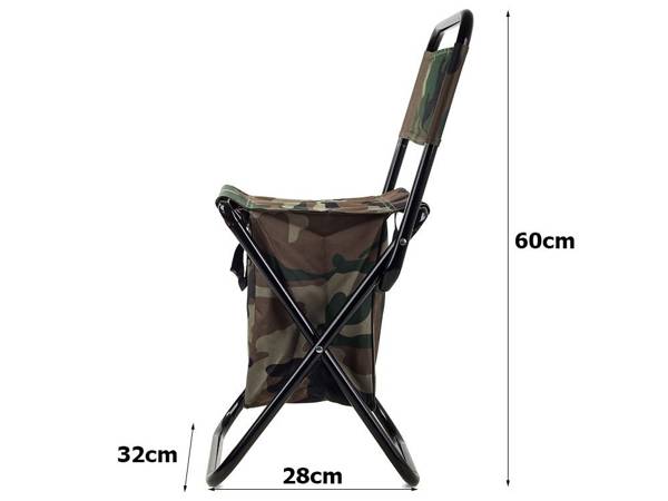 Silla de pesca turistica bolsa moro silla plegable