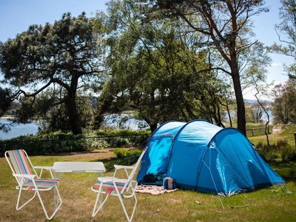 Silla plegable de jardín silla de senderismo playa ligera silla de camping para tiendas de campaña