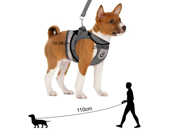 Soft soft strong reflector xs pressureless walking harness for dog cat rabbit soft strong reflector xs