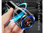 2xusb quickcharge 3.0 cargador de coche para tomas de mechero