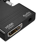 Adaptador convertidor de hdmi a vga d-sub audio