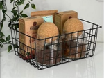 Altillo cesta de alambre altillo organizador de metal para cocina para fruta espacioso