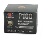 Bailong faro led xhp160 powerbank zoom