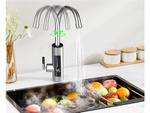 Calentador de agua eléctrico flower kran kuchen batería lcd 3kw