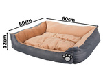 Cama para perro cama para gato con cojín cuna ropa de cama sofá m