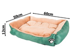 Cama para perro cama para gato con cojín cuna ropa de cama sofá m