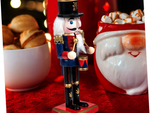 Cascanueces soldado de madera figurita decorativa de navidad regalo