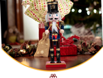 Cascanueces soldado de madera figurita decorativa de navidad regalo