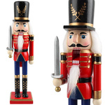 Cascanueces soldado dewniany figurita decorativa de navidad regalo