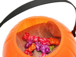 Cubo halloween calabaza caramelos contenedor grande