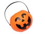 Cubo halloween calabaza caramelos contenedor grande