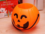 Cubo halloween calabaza caramelos contenedor grande