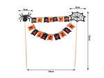 Decoración de halloween para una tarta cupcake picker topper guirnalda de papel