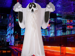 Fantasma colgante de papel halloween fantasma 3d decoración de papel doblado