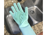 Guantes lavavajillas estropajo silicona cocina