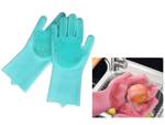 Guantes lavavajillas estropajo silicona cocina