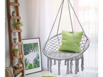 Hamaca sillón colgante columpio nido de cigüeña columpio boho para jardín de casa