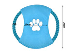 Juguete para perro chew tug rope frisbee disc