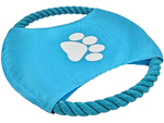 Juguete para perro chew tug rope frisbee disc