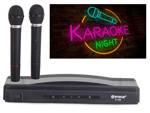 Kit karaoke 2x micrófono inalámbrico + estación