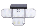 Lámpara solar 181 led con sensor de movimiento crepuscular + mando a distancia farola de jardín