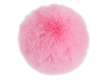 Llavero bolso pompon peluche