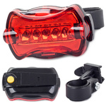 Luz trasera bicicleta 5 led