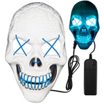 Máscara de calavera led halloween brillante led fiesta