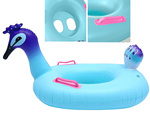 Pequeño círculo inflable pavo real de la rueda para el bebé a nadar en la piscina de agua