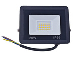 Proyector halógeno led 20w 6000k con sensor crepuscular ip66