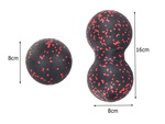Rodillo de ejercicio bola de masaje + doble