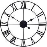 Roma retro vintage loft 3d reloj de pared 60cm