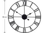 Roma retro vintage loft 3d reloj de pared 60cm